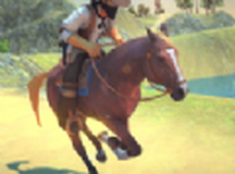 狂野西部牛仔骑马