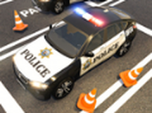 多人警车停车场